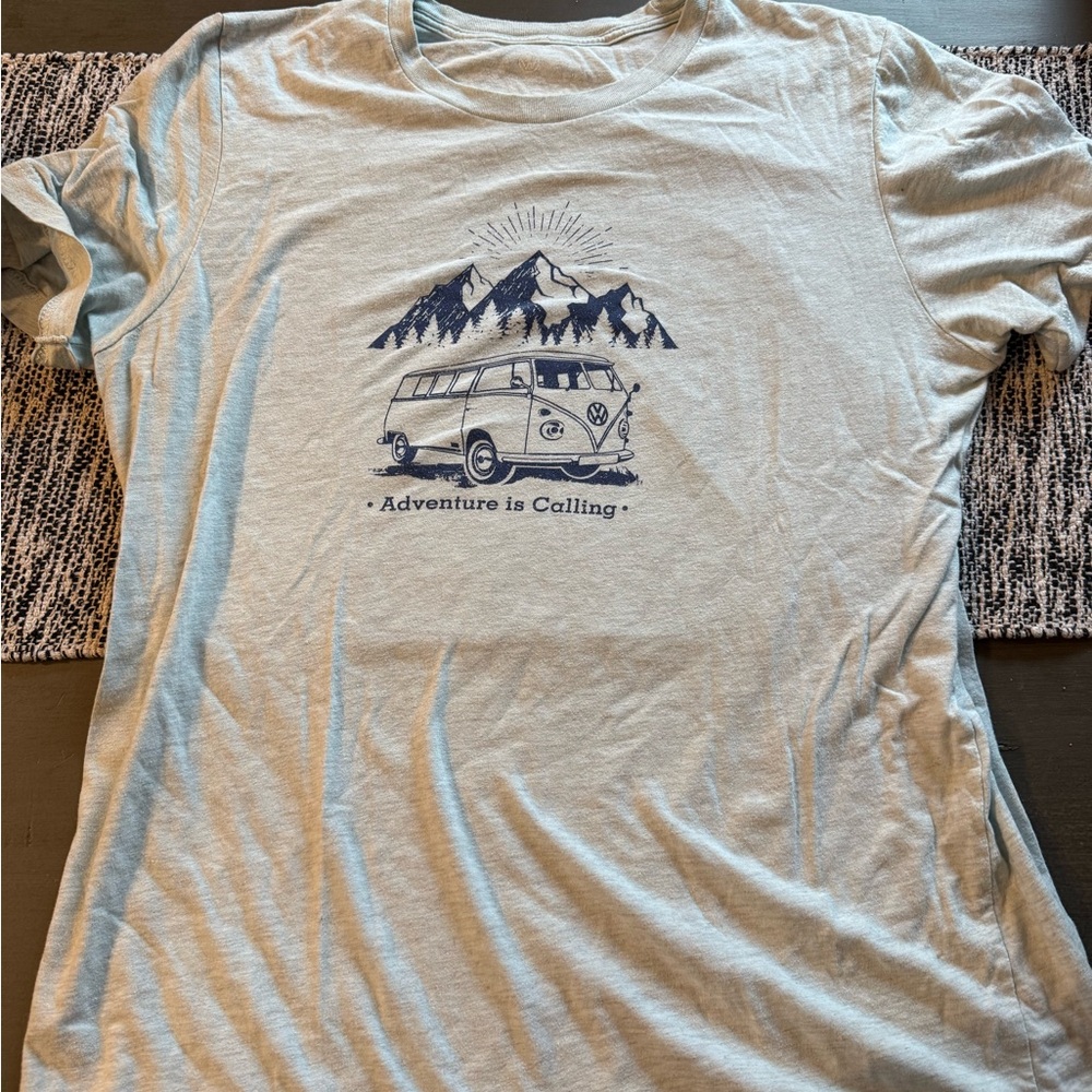 Volkswagen Adventure Graphic Tee - Light Gray